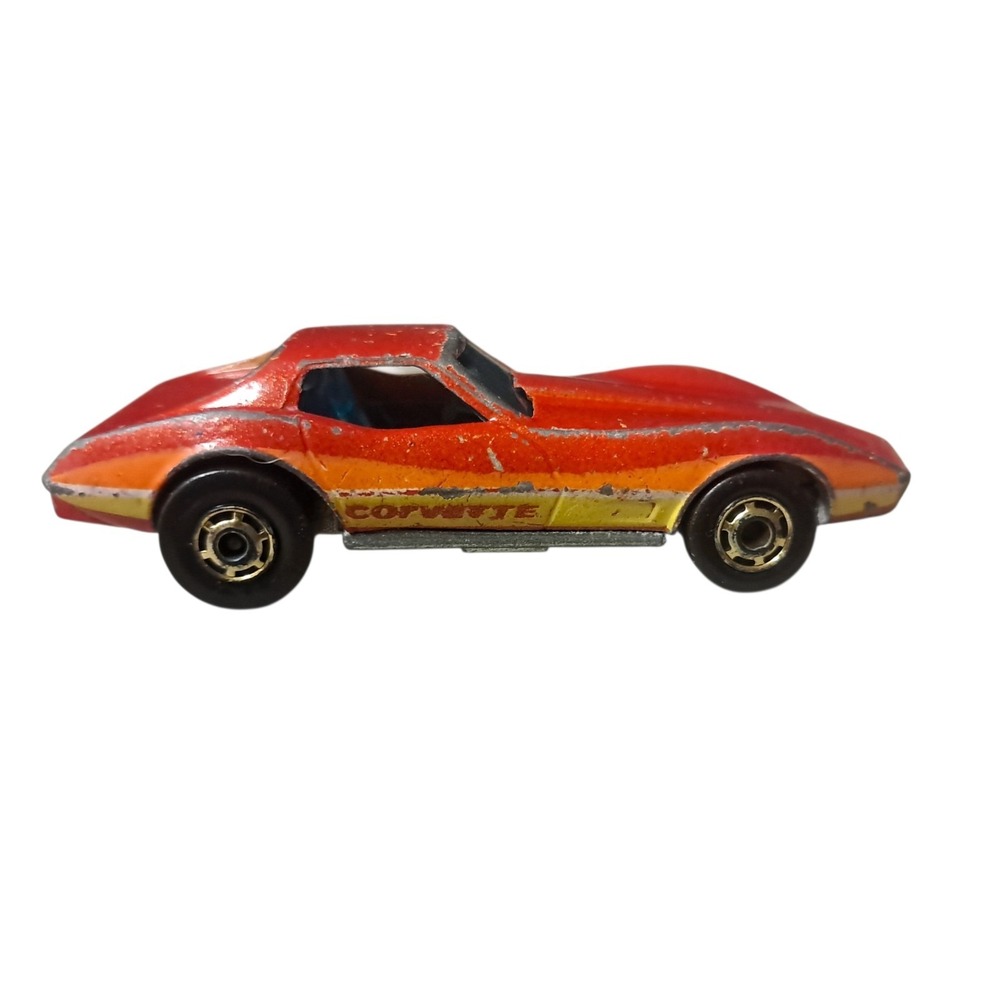 Vintage Hot Wheels Corvette Stingray 1980 Red Made in Hong Kong - Picture 5 of 9